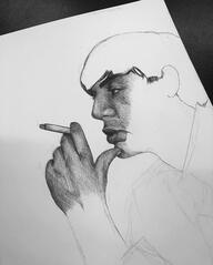 Paul and His Cigarette