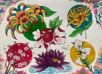 Traditional Flower Flash
