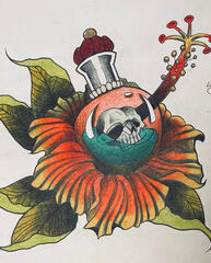 Hybiscus Skull Potion